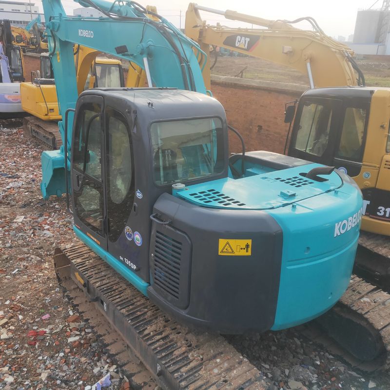 Gebrauchtes Kobelco Digger SK135 Gebraucht 13,5 Tonnen mittlerer Typ Crawler Bagger