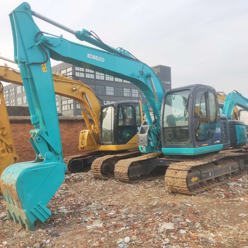 Gebrauchtes Kobelco Digger SK135 Gebraucht 13,5 Tonnen mittlerer Typ Crawler Bagger