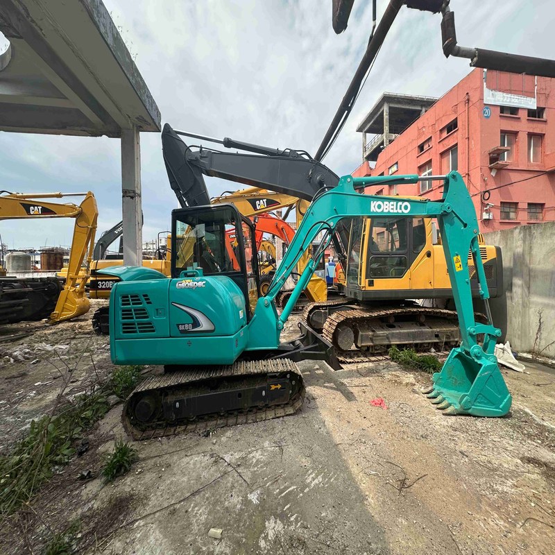 Gebrauchtes Kobelco Digger SK60 Gebraucht 6 Tonnen Kleinstyp Mini Crawler Bagger 35,5kw