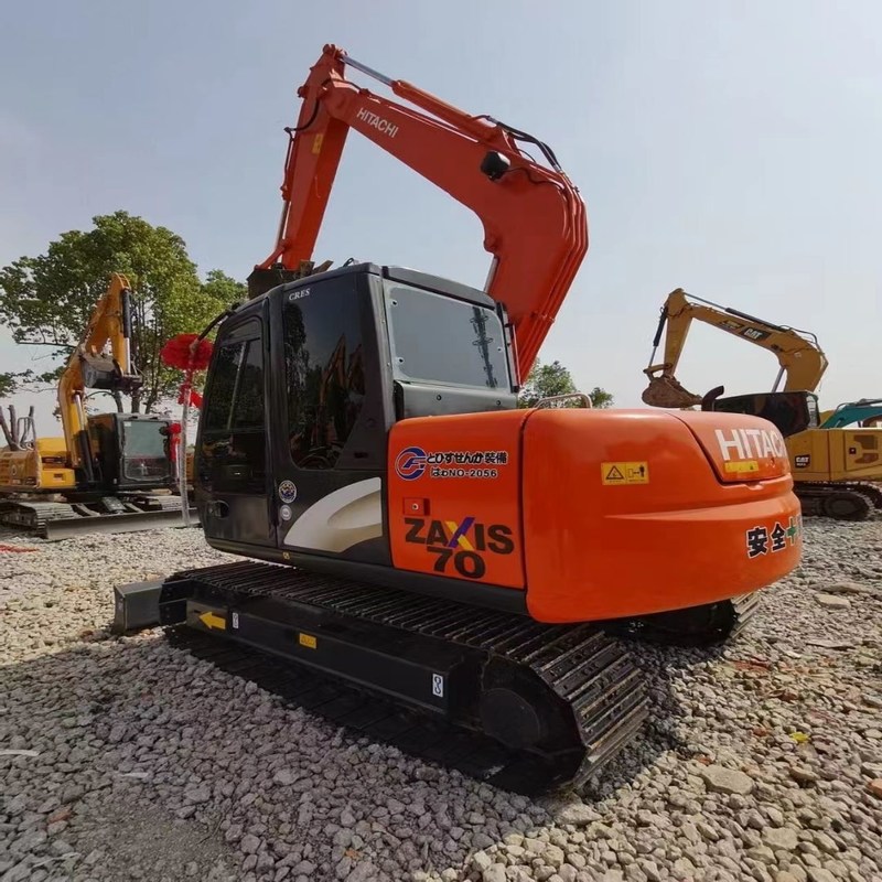 Gebrauchtes Minibagger Hitachi ZX70 Gebraucht 7t Original Crawler Tracked Digger 39kw