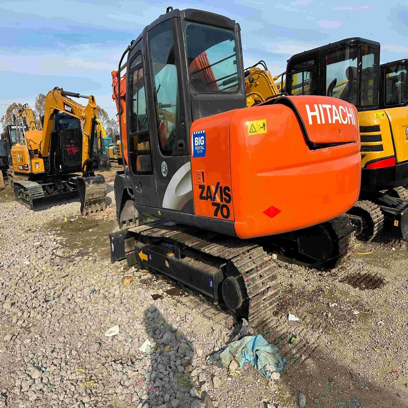 Gebrauchtes Minibagger Hitachi ZX70 Gebraucht 7t Original Crawler Tracked Digger 39kw
