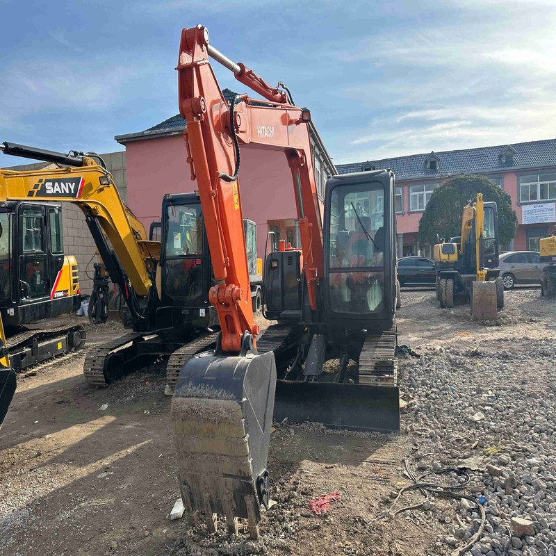 Gebrauchtes Minibagger Hitachi ZX70 Gebraucht 7t Original Crawler Tracked Digger 39kw
