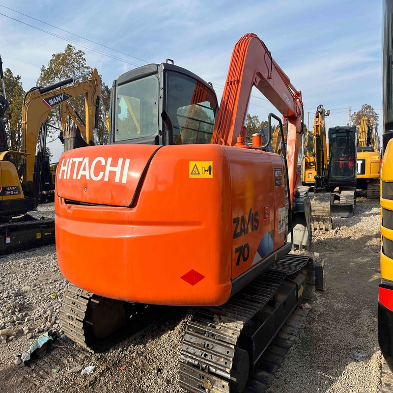 Gebrauchtes Minibagger Hitachi ZX70 Gebraucht 7t Original Crawler Tracked Digger 39kw