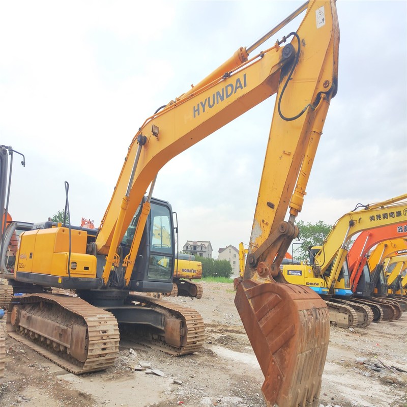Gebrauchtes Hyundai Bagger R225LC-7 Gebrauchtes 22 Tonnen Mittelgroßes Crawler Digger 112kw