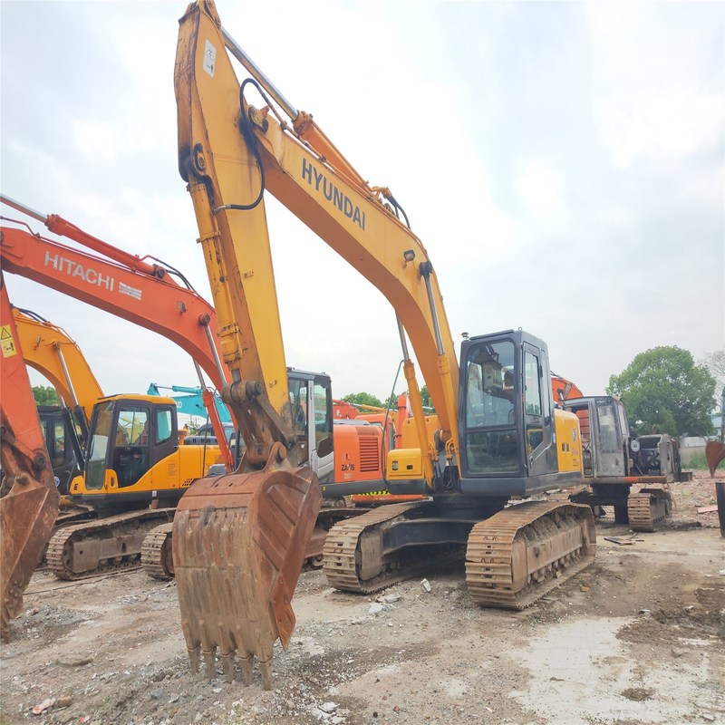 Gebrauchtes Hyundai Bagger R225LC-7 Gebrauchtes 22 Tonnen Mittelgroßes Crawler Digger 112kw