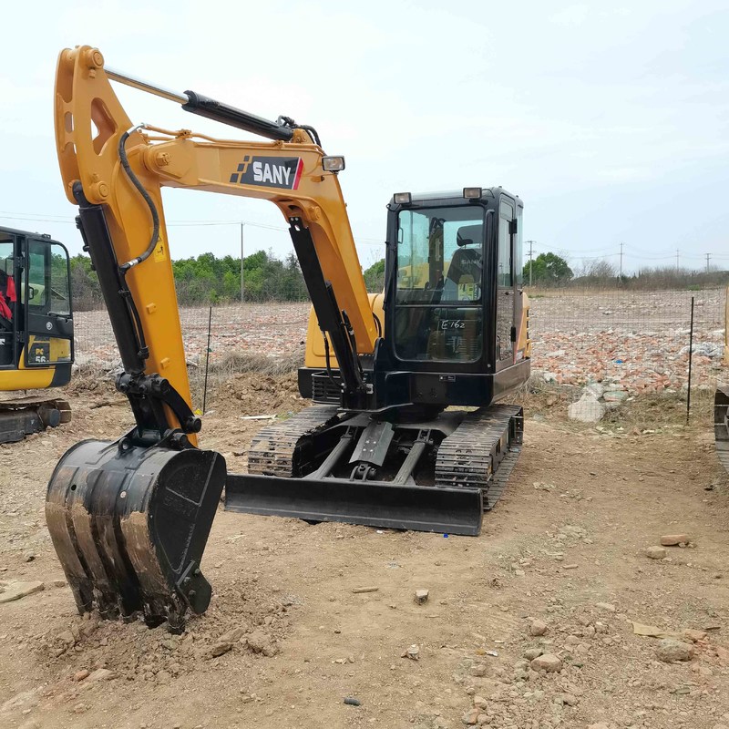 Gebraucht SANY Digger SY60 Gebraucht 6 Tonnen Kleinstart Mini Crawler Bagger 36kw