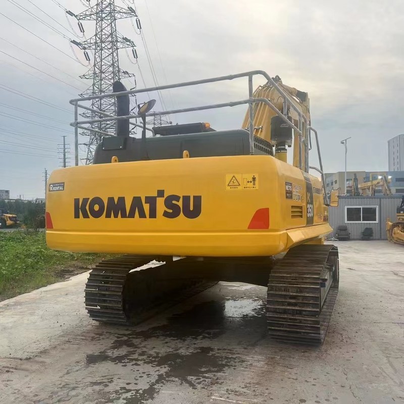 Gebraucht Komatsu Digger PC350 Gebraucht 35 Tonnen großer Typ Crawler Bagger Großbau 180kw