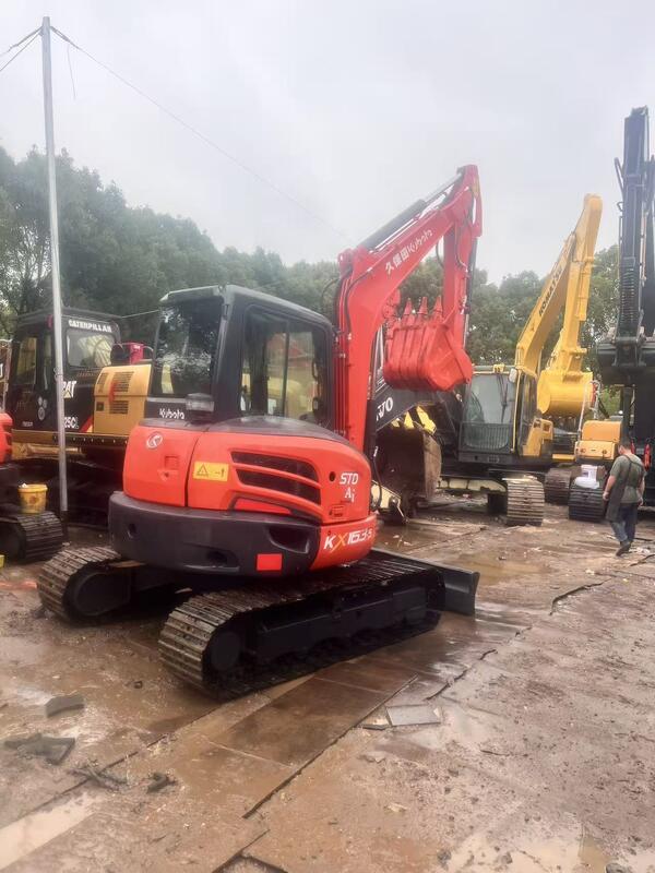 Gebrauchtes Kubota Digger KX163 5,5 Tonnen Kleinbauwerk Mini Crawler Excavator 35,5kw mit 0,19m3 Eimer