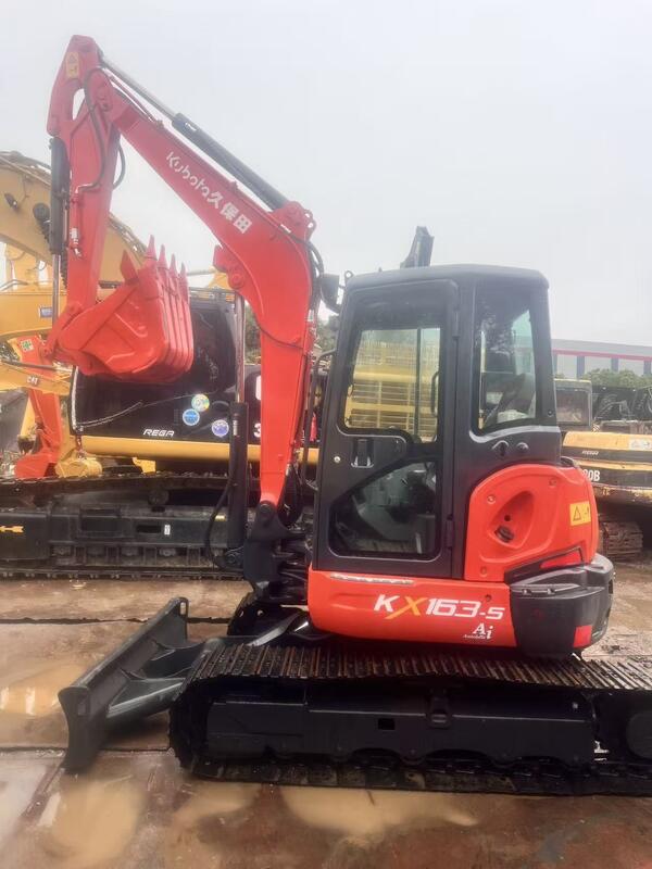 Gebrauchtes Kubota Digger KX163 5,5 Tonnen Kleinbauwerk Mini Crawler Excavator 35,5kw mit 0,19m3 Eimer