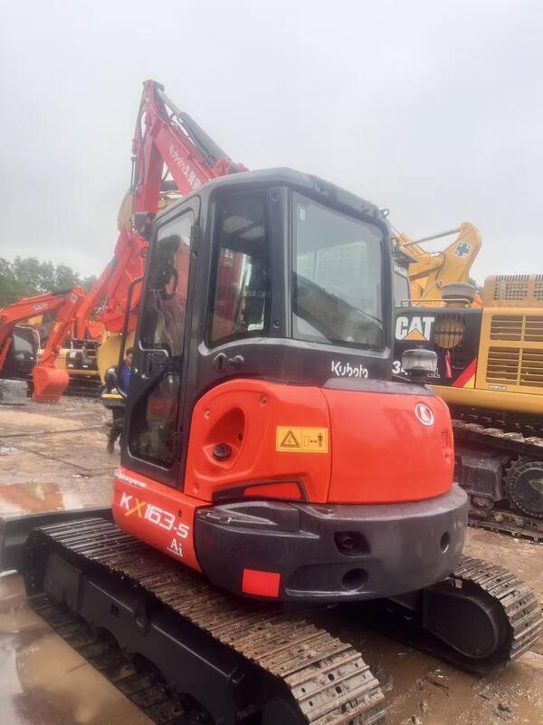 Gebrauchtes Kubota Digger KX163 5,5 Tonnen Kleinbauwerk Mini Crawler Excavator 35,5kw mit 0,19m3 Eimer