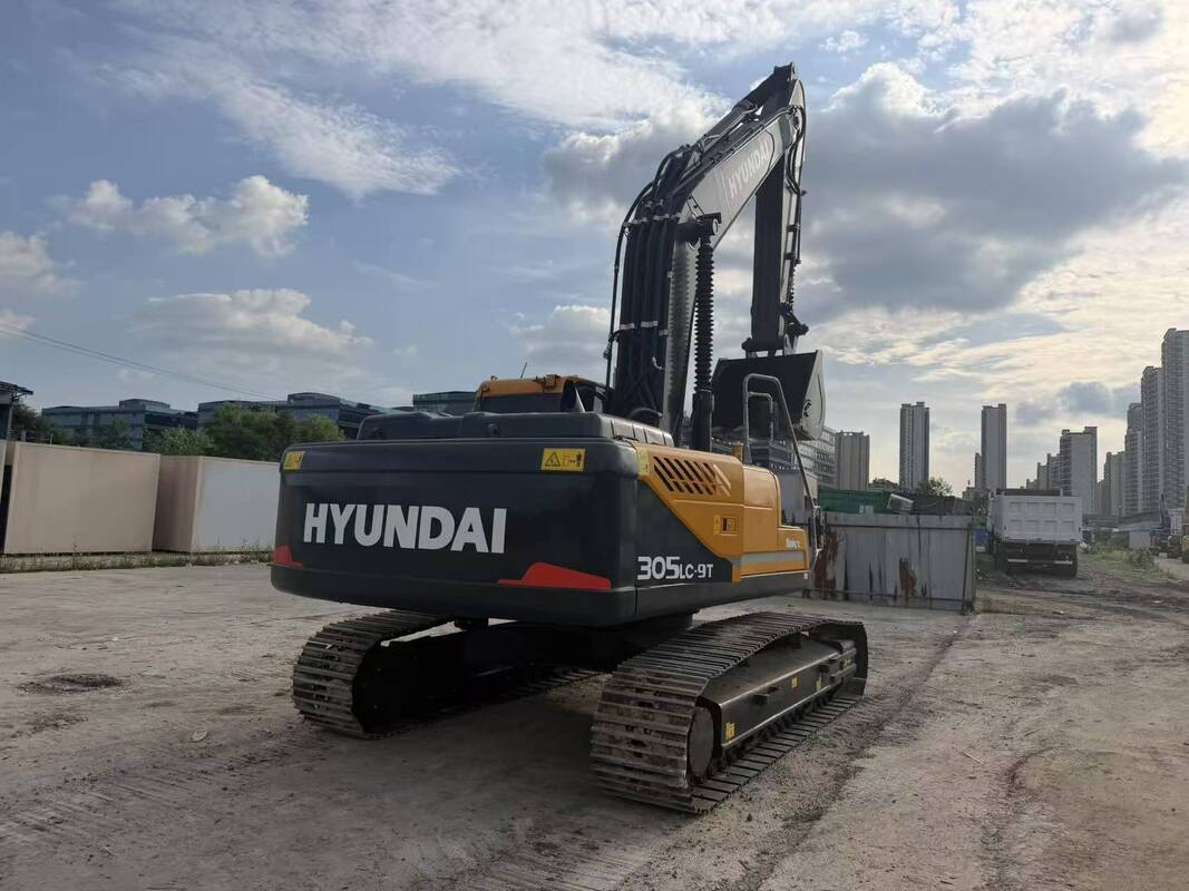Gebrauchtes Hyundai Digger R305LC-9T Gebraucht 30.2 Tonnen Crawler Bagger 196kw mit 1.38m3 Eimer